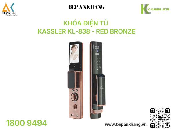 Khóa điện tử Kassler KL-838 - Red Bronze